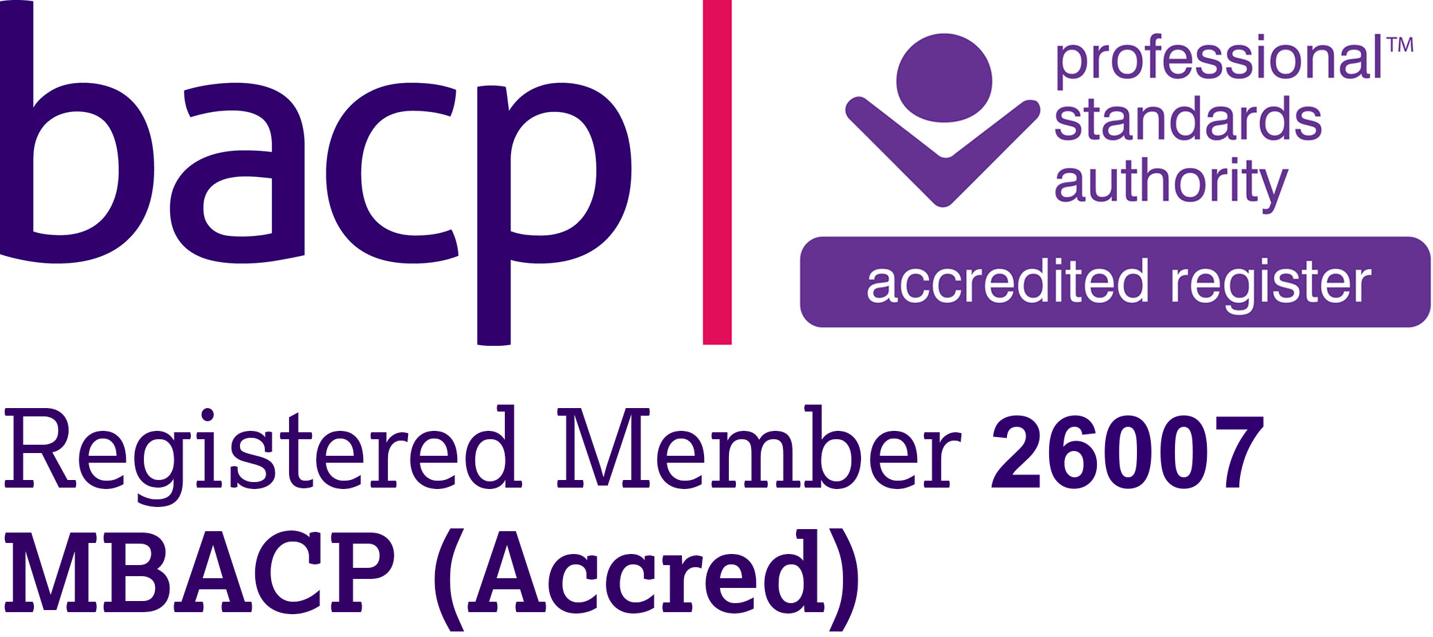 BACP Accredited